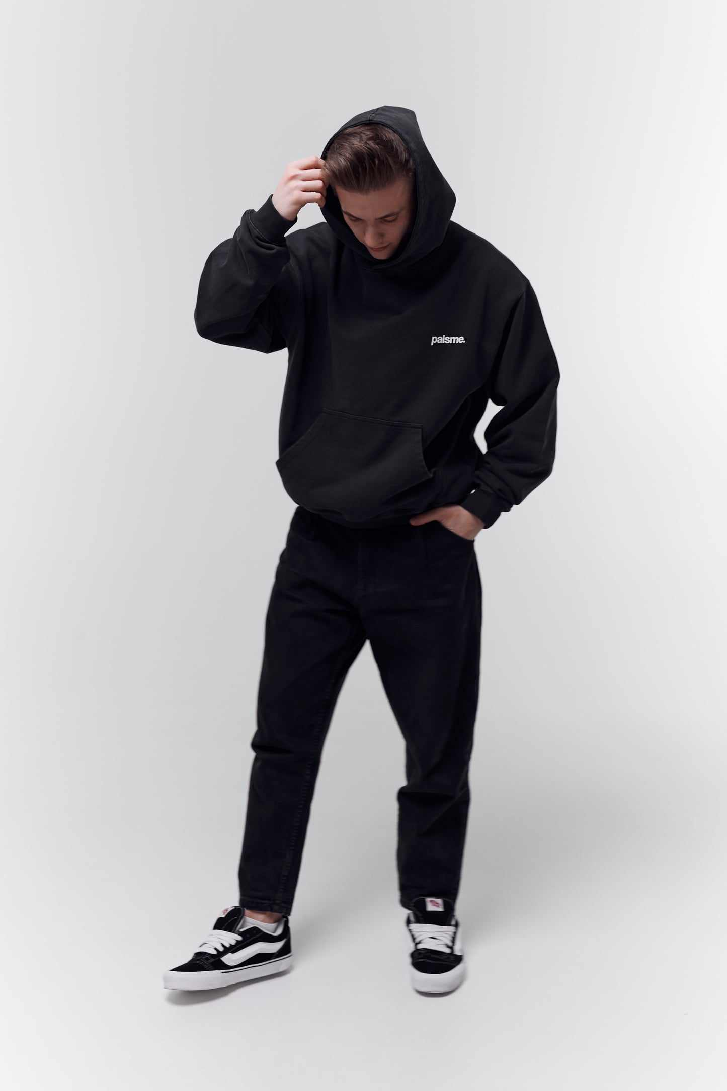 Late Hoodie - Vintage Schwarz