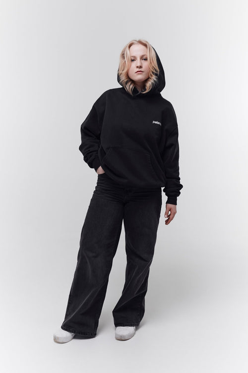 Blank Hoodie - Vintage Black - palsme
