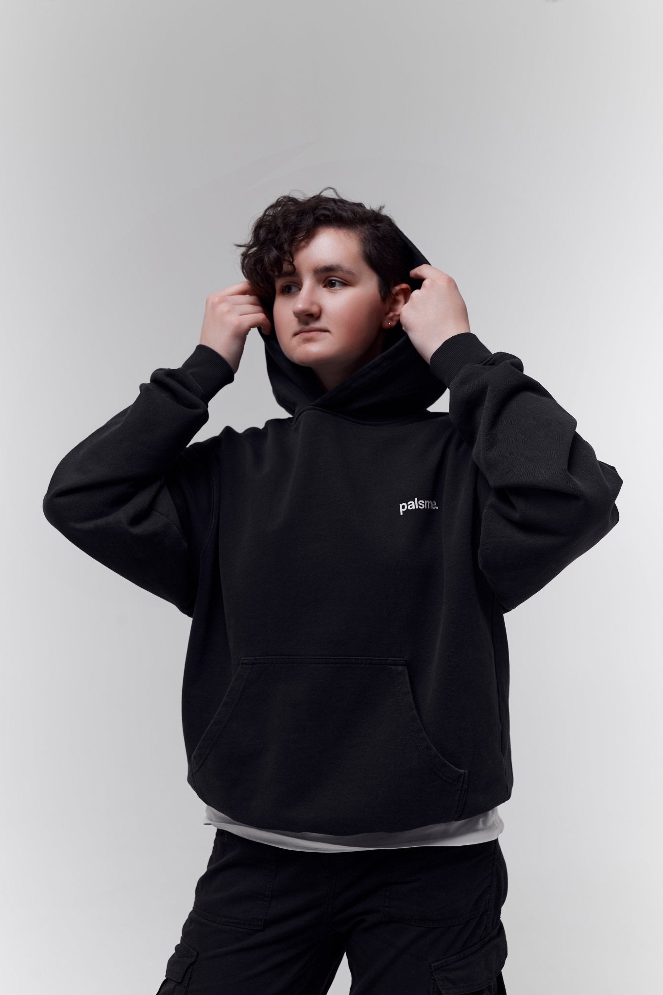 Late Hoodie - Vintage Black - palsme
